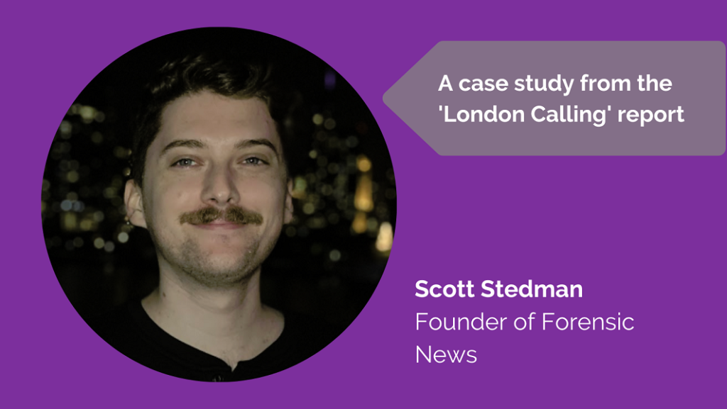 Forensic News, a US based investigative news website, its founder Scott