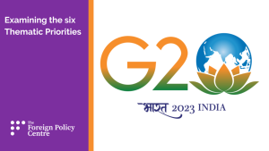 “One Earth, One Family, One Future”: Key takeaways from the 2023 New Delhi G20 Summit, with a spotlight on the UK