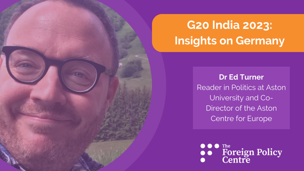 Germany’s priorities going into the G20 Summit