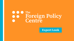 Expert Look: Unanswered questions regarding UK Government’s approach to defence and security